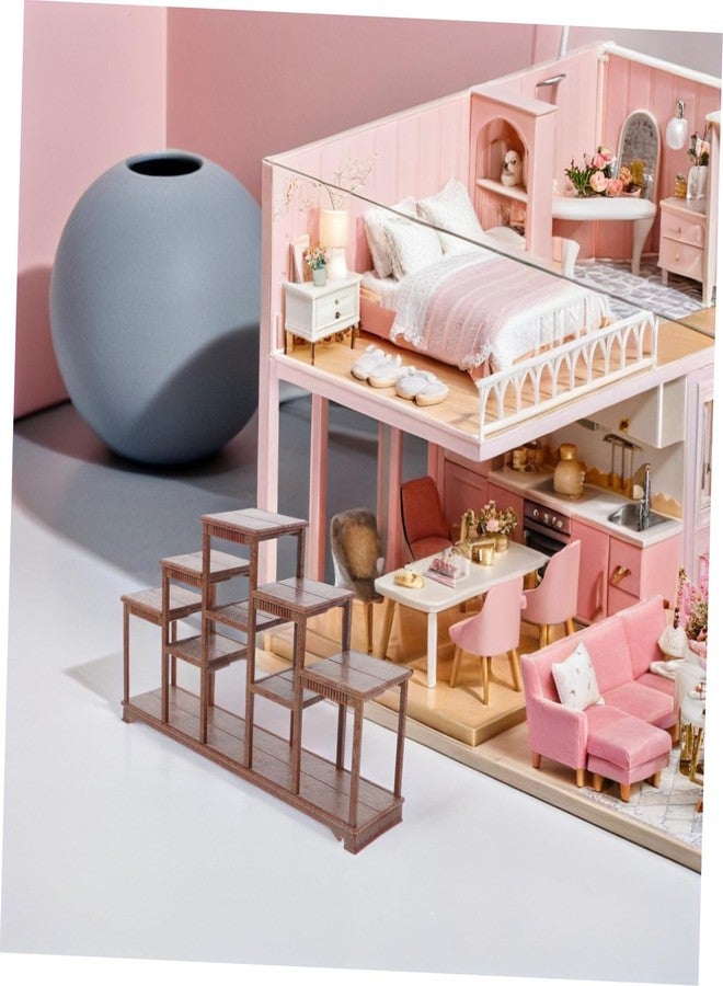 Yardwe Miniature Dollhouse Display Shelf 7.09X3.94X1.65 Inches Dollhouse Furniture for Mini Accessories and Creative Play - Image 5